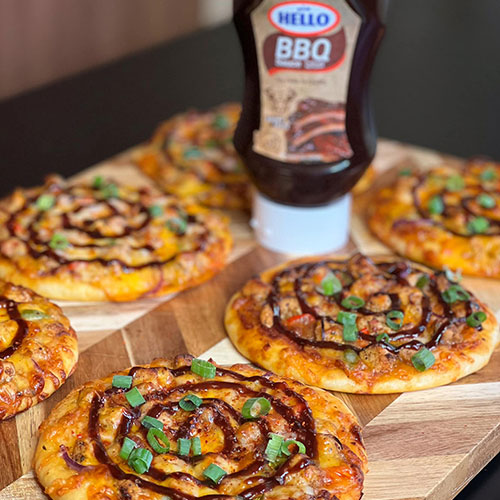 Chicken Pizza with Barbeque Sauce